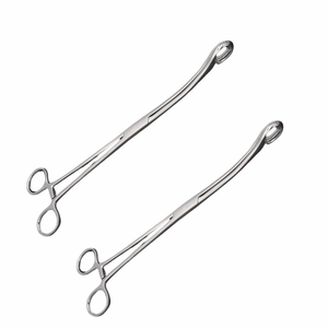 คีมจับฟองน้ำ2ชิ้นเครื่องมือทางการแพทย์ทำจากสเตนเลสสตีลเครื่องมือทางการแพทย์ทำจากเครื่องมือผ่าตัด - Product Image 1