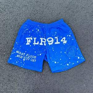 Logo personnalisé hommes Vintage Fitness Gym Jogger Short de course solide Vintage maille strass impression décontracté Jogging - Product Image 2