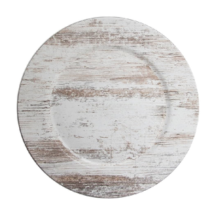 Assiettes de présentation en bois Platos Para Restaurant Ensemble d'assiettes à dîner rondes en bois d'acacia 3 pièces - Product Image 2