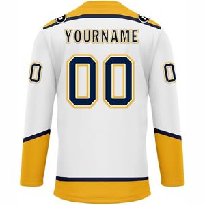 Meilleure vente Maillot de hockey sur glace brodé personnalisé Maillot de hockey sur glace sublimé réversible d'équipe - Product Image 3