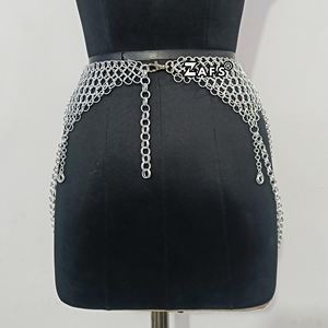 กระโปรงโซ่ติดกระดุมอลูมิเนียมกระโปรงยุคกลางทำมือสำหรับคอสเพลย์เรเนซองส์แฟร์ - Product Image 4