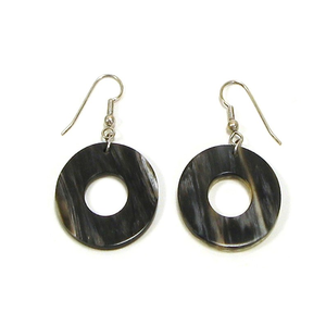 Boucles d'oreilles lustre en corne de boeuf de buffle écologiques Déclaration unique Bijoux de mode pour femmes pour filles - Product Image 4