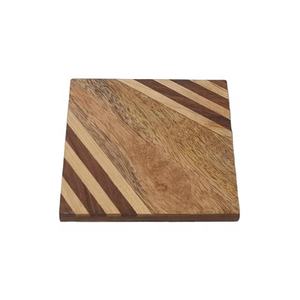 Standard Look Handmade Best Quality Custom <b>Wood</b> Designer Tea Cup Mats Pads Wholesale Price Handmade Flatware Coaster Tea Platter - Product Image 1
