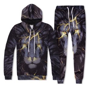 Conjuntos de chándal OEM para hombre, chándales para correr para hombre, ropa de entrenamiento, ropa de calle, chándal deportivo Unisex con logotipo de Color personalizado - Product Image 1