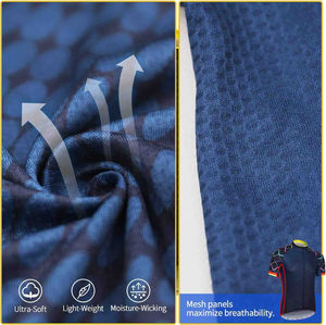 Maillot de cyclisme unisexe personnalisable, haut de sport à manches courtes pour homme, poches zippées, détails réfléchissants, en polyester, pour la montagne - Product Image 4