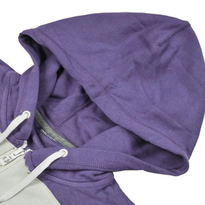 เสื้อสเวตเตอร์มีฮู้ดแขนยาวผ้าฝ้าย100% สำหรับผู้ชาย, เสื้อสเวตเตอร์แขนยาวลำลองสีตัดกันปักลายเรียบย้อมสี380กรัม - Product Image 2