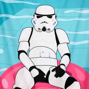 Toalla de Playa de Microfibra Ecológica Original con Diseño de Stormtrooper, Secado Rápido, Diseño Personalizado por Sublimación, Patrón de Dibujos Animados - Product Image 1