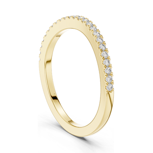 Bague éternelle en diamant de laboratoire de 0,216 carats, taille brillant rond, or 18 carats, 14 carats, 10 carats et argent 925, or rose, jaune, blanc - Product Image 5