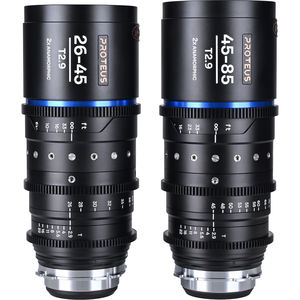 2026 Optics Laowa Proteus 2x S35 Anamorphic T2.9 ชุดเลนส์ 2 ตัว พร้อม 2026 PL Feet Blue Flare - Product Image 4