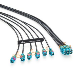 Cable automotriz divisor Ethernet 6 en 1 H-MTD x6 para sistema de desarrollo de bancada Robotaxi, para desarrolladores de sistemas embarcados NVIDIA <span class=keywords><strong>Thor</strong></span> - Product Image 6