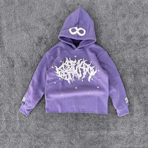 Vente en gros de survêtements 100% coton bouffant avec impression logo personnalisé de jogging d'entraînement à capuche respirant de meilleure qualité pour l'hiver - Product Image 3