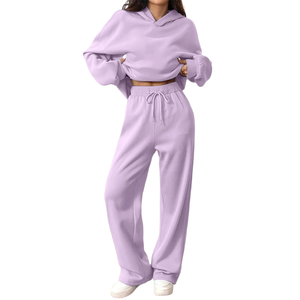 Nuevo Conjunto Deportivo Holgado de Felpa de Algodón para Mujer, de Alta Calidad, Secado Rápido, Transpirable, Informal - Product Image 4