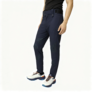 Pantaloni da <span class=keywords><strong>ciclismo</strong></span> MTB da <span class=keywords><strong>uomo</strong></span> riflettenti resistenti al servizio OEM Mountain Bike pantaloni ad asciugatura rapida con tasca a cerniera - Product Image 5