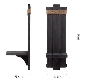 Natural Wooden <b>Candle</b> <b>Sconce</b> Hot Selling Pillar <b>Candle</b> Holder Fireplace Mental Display <b>Wall</b> Hanging <b>Candle</b> Stand - Product Image 4