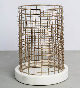 Portavelas de Mármol Natural de Lujo, Ecológico, Elegante, Hecho a Mano con Detalles en Latón, Decoración para Fiestas, Hogar y Oficina, Venta al por Mayor - Product Image 5