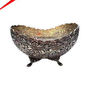 ชามผลไม้สำหรับตกแต่งงานแต่งงานทำจากโลหะสำหรับตกแต่งดอกไม้และขาดีไซน์เนอร์2025 - Product Image 1