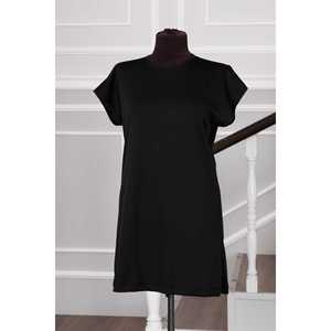 Camiseta Interior Corta y Modesta para Hijab, Color Negro - Product Image 1