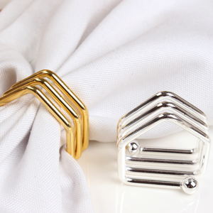 Luxury Napkin <b>Rings</b> <b>Crafted</b> <b>For</b> Stylish Dining Tables At Weddings, Parties And Formal Events - Product Image 4