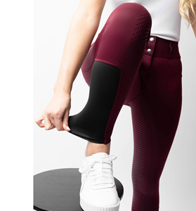 Pantalones de Equitación para Mujer al por Mayor, Jodhpurs con Asiento Completo de Silicona, Estampados, Transpirables, de Secado Rápido, hasta la Rodilla - Product Image 6
