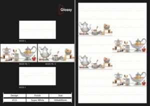 Carreaux muraux en céramique modernes 300x600mm pour salle de bain et cuisine, finition brillante ou mate, surface sculptée effet sucre, pour un design intérieur élégant et luxueux. - Product Image 2