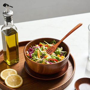 ชุดชามและช้อนไม้พุทราขัดเงาขนาดเล็ก ดีไซน์คลาสสิก น้ำหนักเบา เป็นมิตรกับสิ่งแวดล้อม พร้อมตัวเลือกสลักโลโก้และข้อความตามสั่ง - Product Image 4