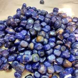 Venta caliente Natural pulido sodalita piedras caídas cristal curativo Reiki energía piedra preciosa para Feng Shui y amor mascota estilo - Product Image 4