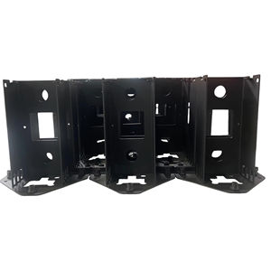 Support de montage en tôle industrielle, fabrication en acier inoxydable, cadre avec revêtement en poudre, support d'équipement électrique, pièce OEM - Product Image 1