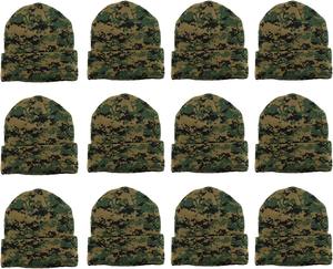 Warm Winter Hats Custom Knitted Beanie Hats | Colorful Plain Soft Skull Beanie Hats Jacquard Logo Custom Design - Product Image 4