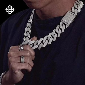 สร้อยคอโซ่แบบคิวบาสุดหรูสำหรับผู้ชายเครื่องประดับสไตล์แร็ปเปอร์สแตนเลสสุดหรูสไตล์ฮิปฮอป - Product Image 6