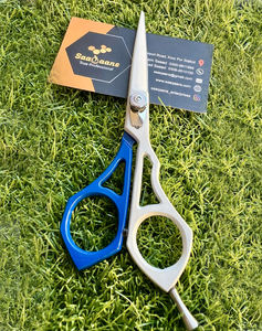 Tijeras profesionales de corte de pelo de acero inoxidable para peinado, nuevo diseño, tijeras de peluquero de hoja recta para peluquería - Product Image 6