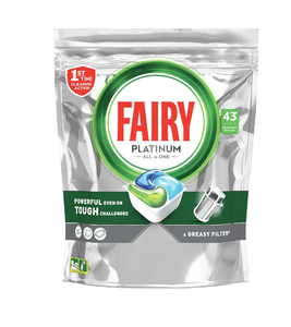 Fairy Platinum <b>Dishwasher</b> Caps 37pcs 45pcs for sale cheap effective <b>dishwasher</b> capsules for fresh and shiny dishes - Product Image 2