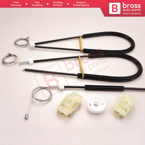 BWR 816 Kit de reparación de regulador de ventana puerta delantera derecha 6J4837402 para Seat Ibiza MK4 5 puertas 20082016 Bross Auto Parts - Product Image 2