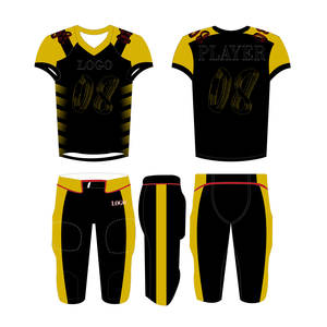 Polyester Matériel Logo Personnalisé Impression Haute Qualité Facile À Laver Vêtements De Sport Uniforme De Football Américain - Product Image 1