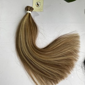 Extensiones de Cabello con queratina virgen, cabello humano de punta plana, doble estiramiento, venta al por mayor - Product Image 2