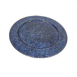 Plato y plato de metal de Calidad exclusiva, placa de cargador decorativa de mesa, utensilios de cocina hechos a mano a granel - Product Image 6