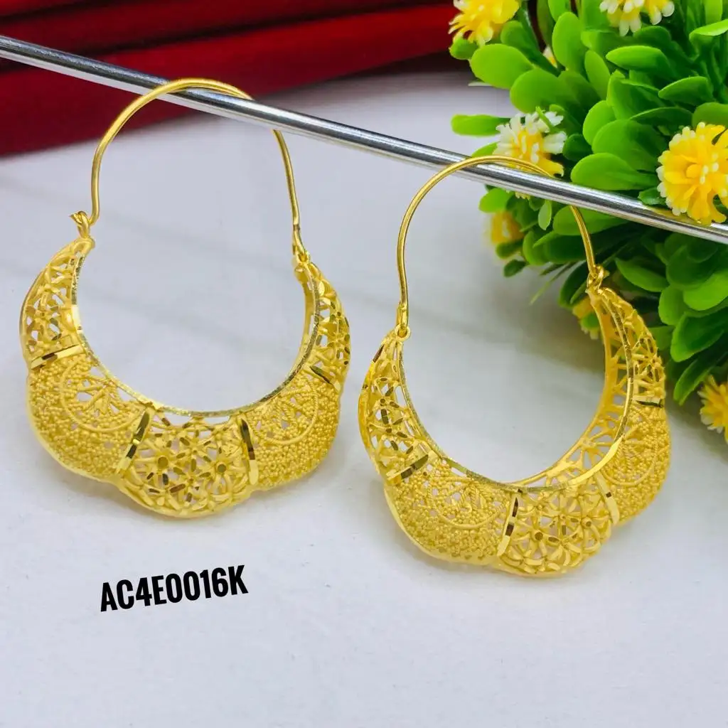 gold plated new design Jewelry Earrings