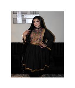 Afghan Kuchi Dresses Tribal Ethnic Vintage Kuchi Dress, Afghan/Pakistan Kuchi Party Traditional Multi Colors Dresses - Product Image 2
