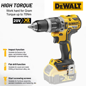<span class=keywords><strong>Trapano</strong></span> Avvitatore a Batteria <span class=keywords><strong>DEWALT</strong></span> DCD796 Li-ion, Coppia Regolabile, Compatto e Portatile, Utensile Elettrico con Impugnatura Ergonomica, <span class=keywords><strong>Trapano</strong></span> a Percussione Elettrico - Product Image 3