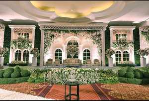 Mandap de fibra de cristal/Mandap de fibra blanca/Mandap de fibra antigua Mandap de fibra moderna Mandap DE BODA clásico Mandap de fibra elegante - Product Image 2