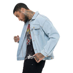 Veste en jean durable pour hommes vêtements décontractés d'hiver manteau boutonné élégant sur mesure vêtements essentiels de haute qualité - Product Image 5