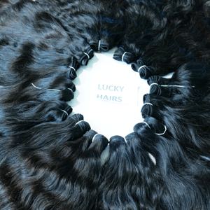 Extensions de cheveux Remy ondulés vierges indiens vierges lisses de qualité naturelle Cuticule alignée Cheveux humains bruts vietnamiens de confiance - Product Image 2