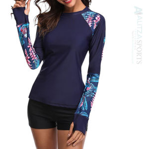 เสื้อแรนช์ป้องกันสำหรับผู้หญิงผ้าแห้งเร็วน้ำหนักเบาป้องกันรังสียูวีเหมาะสำหรับกิจกรรมชายหาดตามสั่ง - Product Image 2