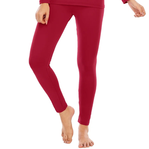 <b>Women's</b> 100% Cotton <b>Thermal</b> Suits Solid Color Breathable Quick Dry Fitness Use All Seasons for Sale - Product Image 5