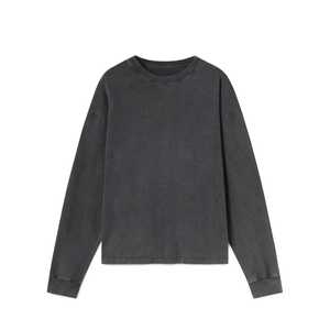 Sudadera Personalizada con Cuello Redondo, 100% Algodón, Sudadera Extra Grande de Felpa Francesa, Sudadera Lisa de Estilo Urbano, Sudadera con Capucha de Lujo - Product Image 6