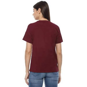 Nouvel arrivage T-shirt femme unisexe 100% coton décontracté avec demi manches t-shirts d'été imprimés avec logo personnalisé pour femmes - Product Image 5