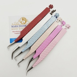 แหนบต่อขนตาสแตนเลสปริมาณมากแบบมืออาชีพของญี่ปุ่นกันแม่เหล็กทนทานทดสอบด้วยมือ - Product Image 4