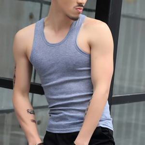 Débardeur Homme Personnalisé de Haute Qualité en Maille, Style Décontracté, pour Entraînement, Sans Manches, Services OEM - Product Image 1