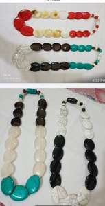 Collar de Cuentas de Resina 100% de Alta Calidad para Niñas, Diseño Popular para Bodas y Fiestas, Accesorio de Moda de Buena Calidad - Product Image 4