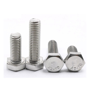 M16 M18 M20 thép không gỉ 18-8 SS304 304L A2-70 đầy đủ chủ đề nửa chủ đề <span class=keywords><strong>din931</strong></span> din933 iso4017 Hex Bu lông đầu - Product Image 1