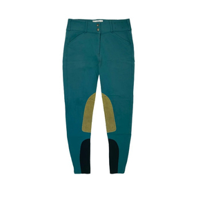 Pantalones de Montar a Caballo Unisex Verde Mar, con Logotipo Personalizado, de Algodón y Silicona, de Alta Calidad, Tejido Elástico, para Ecuestres - Product Image 1
